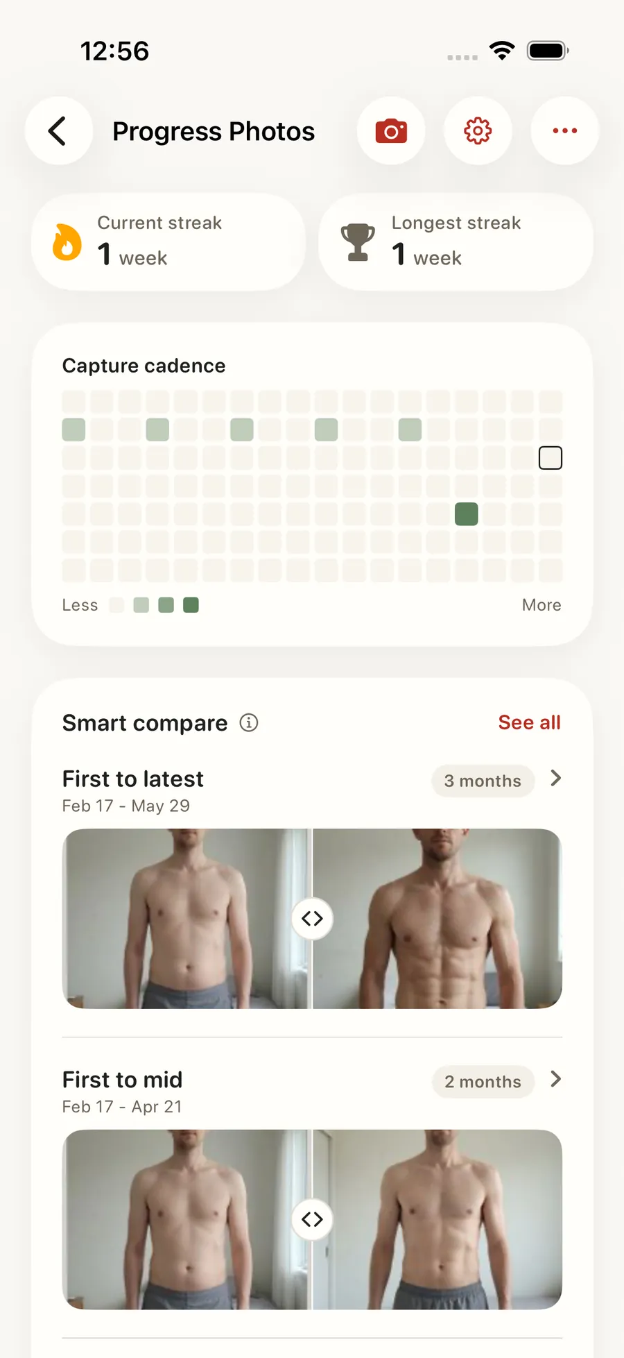 Forjex progress photo comparison